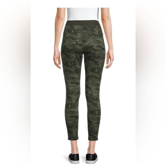 Nwt No Boundaries Camo Juniors' Mid Rise Rib Waistband Jeggings - Picture 8 of 10
